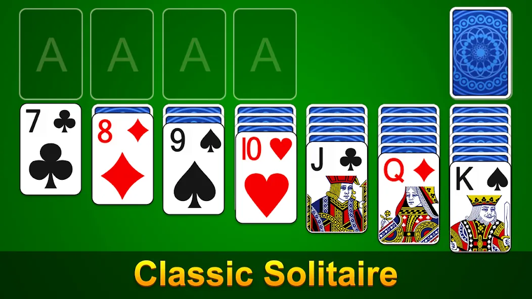 Solitaire - Classic Card Game (Солитер)  [МОД Меню] Screenshot 1