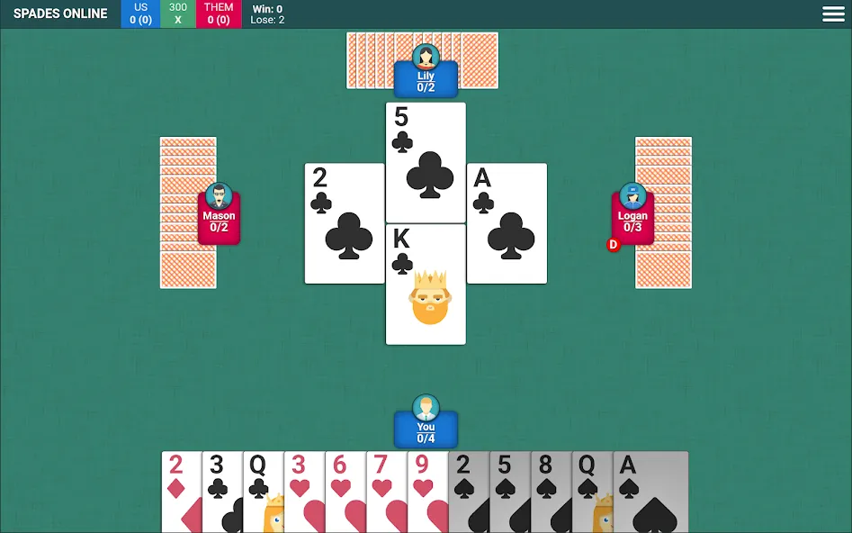 Spades Card Game (Спейдс Карточная Игра)  [МОД Бесконечные деньги] Screenshot 5