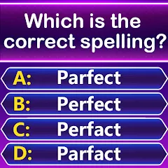 Скачать взломанную Spelling Quiz - Word Trivia (Спеллинг Квиз)  [МОД Unlocked] - полная версия apk на Андроид