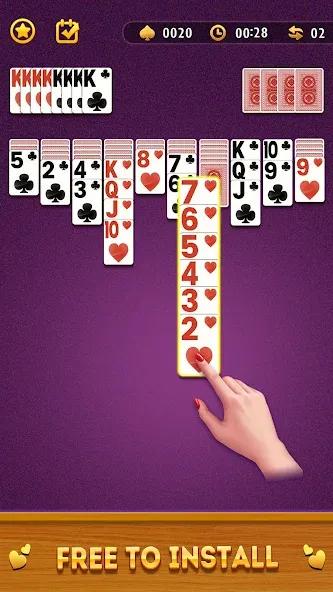 Spider Solitaire Card Game  [МОД Все открыто] Screenshot 2