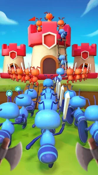 Ant Fight: Conquer the Tower  [МОД Все открыто] Screenshot 1