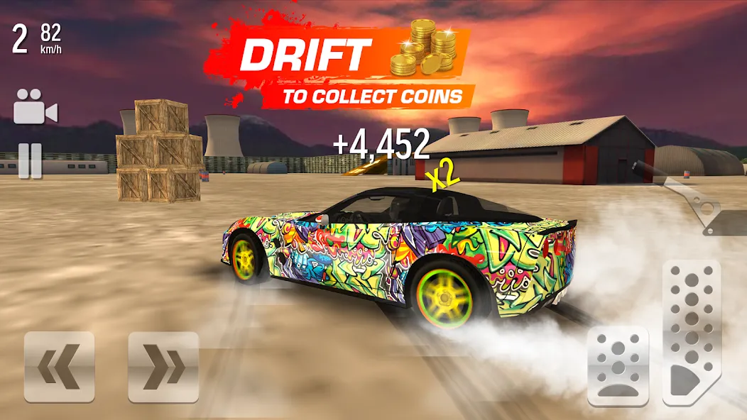 Drift Max - Car Racing (Дрифт Макс)  [МОД Menu] Screenshot 1