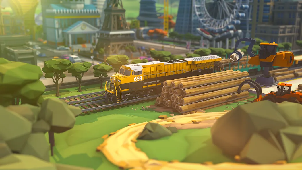 Transport Tycoon Empire: City (Транспорт Тайкун Империя)  [МОД Много денег] Screenshot 3