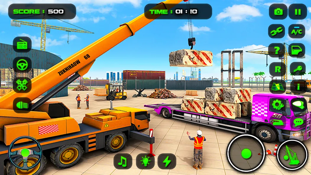 City Construction: Sand Games  [МОД Все открыто] Screenshot 4