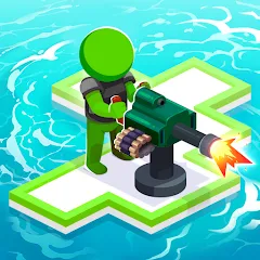 Скачать взломанную War of Rafts: Crazy Sea Battle (Война плотов)  [МОД Unlocked] - стабильная версия apk на Андроид