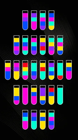 SortPuz 3D: Water Color Sort (СортПаз 3Д)  [МОД Все открыто] Screenshot 5