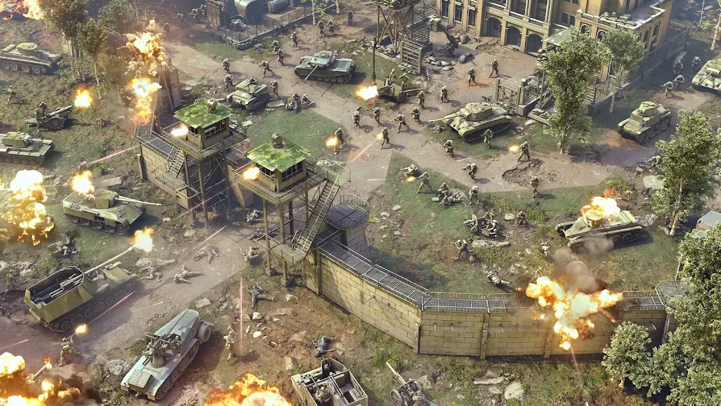 Heroes of Wars: WW2 Battles (2 (Хероэс оф Варс)  [МОД Меню] Screenshot 1